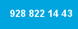 928 822 14 43 928 822 14 43